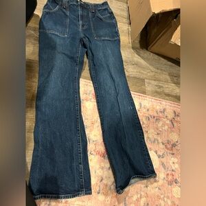 Madewell Women's Boot Cut Jeans - Dark Blue